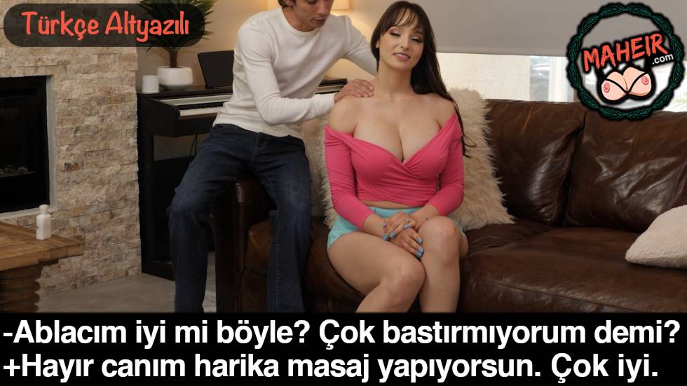 Arkadaşın Annesi Omuzlarına Masaj Yapmamı İstedi Elledim